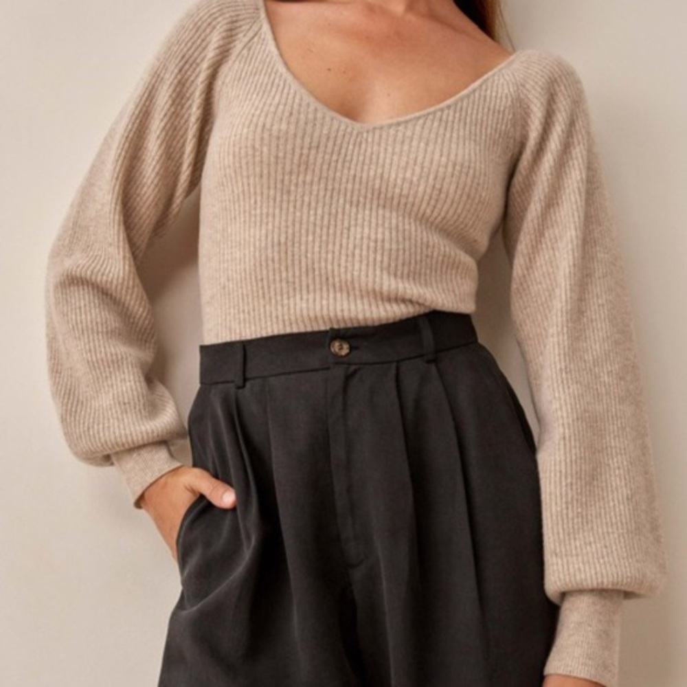 Reformation Hart Cashmere sweater size small